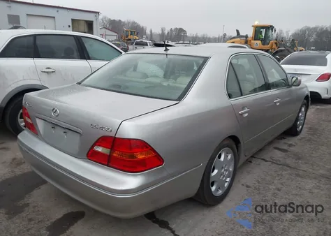 2003 Lexus Ls 430 from USA, damaged, VIN JTHBN30F130110154